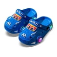 thumbnail image 1 of WRTFVZA Kids Girls Boys Clogs Garden Shoes Toddler Slides Sandals Children Water Shower Beach Pool Slippers Indoor Outdoor 15-24 Months #Blue, 1 of 3
