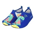 thumbnail image 1 of WRTFVZA Toddler Water Shoes Kids Boys and Girls Quick Dry Water Sneakers Slip On Swim Shoes for Beach Daily Walking 6.5-7 years #Blue, 1 of 5