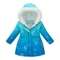 thumbnail image 1 of WRTFVZA Winter Coats for Boys,Toddler Girls Winter Hooded Jacket Thickened Windproof Zipper Outwear for Cold Weather(Sky Blue,2-3 Years), 1 of 6