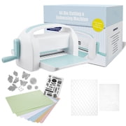A4 Manual Die Cutting Machine ,9inch openning, Embossing machine for Card Making/paper craft,light pink
