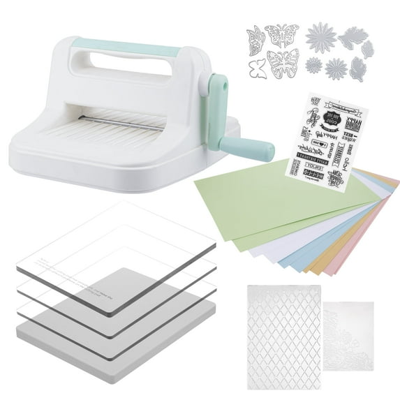 WRVCSS Manual Die Cutting and Emossing Machine, 6inch openning, Perfect for Card Making