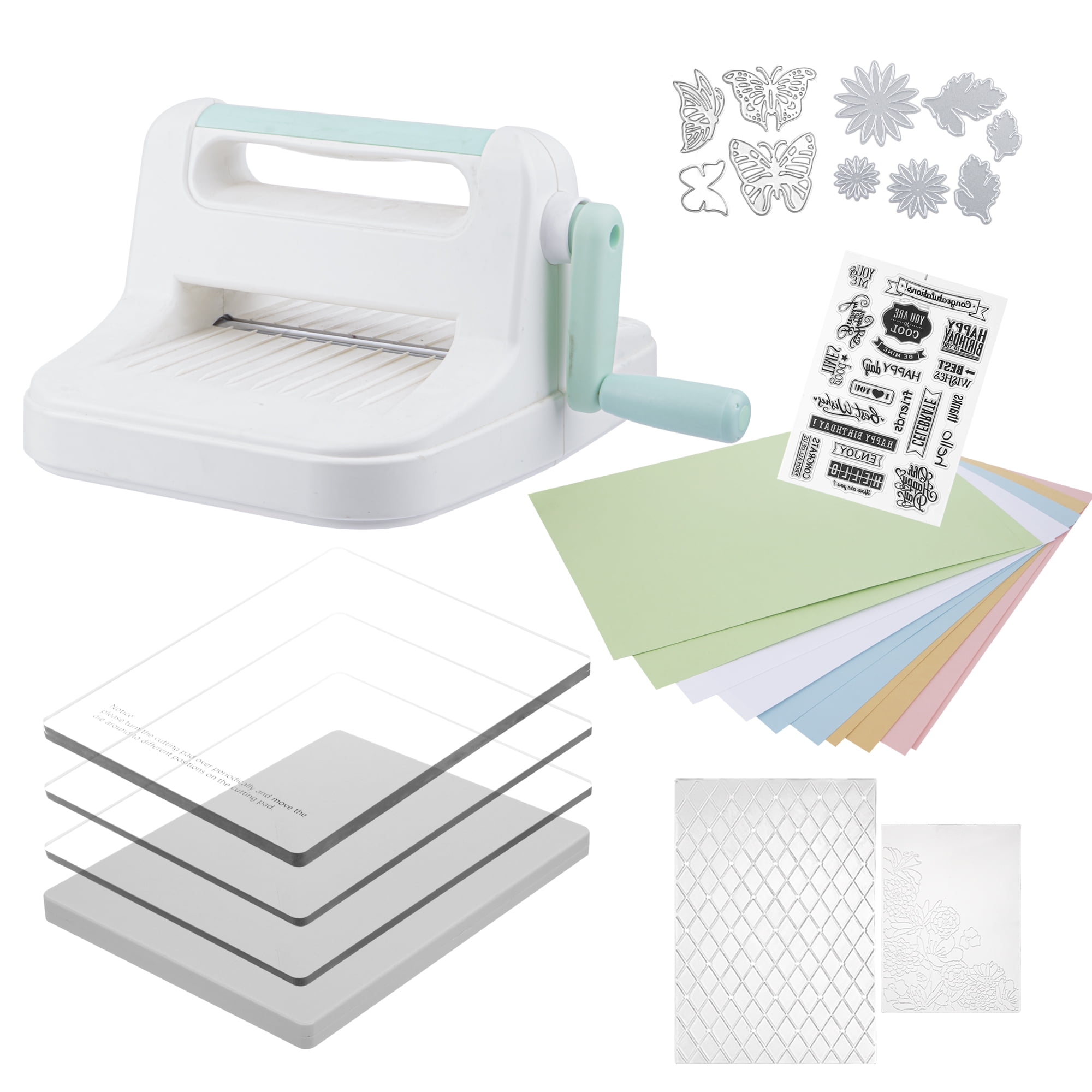 WRVCSS Manual Die Cutting and Emossing Machine, 6inch openning, Perfect for Card Making