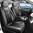 thumbnail image 1 of WRWolf Car Seat Covers Custom Fit for Kia Sportage 2009-2025 Seat Covers Full Set Waterproof Leather Automotive Seat Covers Protector (5Seats,Black&Gray), 1 of 7