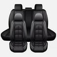 thumbnail image 1 of WRWolf Full Set Seat Cover Fit for Nissan Sentra 2008-2024 Faux Leather Car Seat Protector Compatible Airbag Vehicle Cushion Covers Waterproof Carseat Seat Full Set 5 Seats (Black), 1 of 7