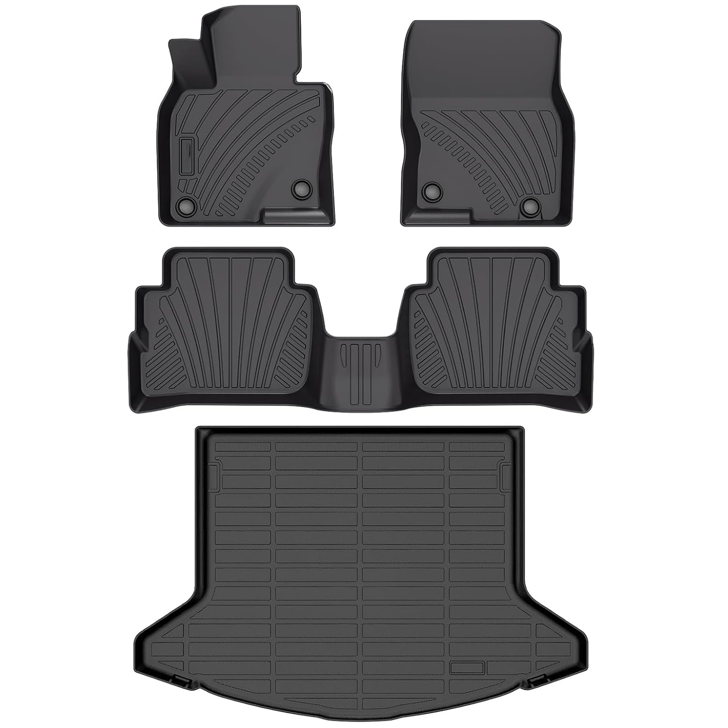 All Weather Car Floor Mats For Mazda CX5: 2013 2014 2015 2016 (1st Gen), Automotive Cargo Liner