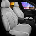 thumbnail image 1 of WRWolf Rio Seat Covers Car Seat Cover Full Set for Kia Rio 2013-2023,Seat Covers for Cars,Automotive Seat Covers for SUV(Gray), 1 of 6