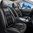 thumbnail image 1 of WRWolf Seat Covers for Dodge Journey 2011-2020, Waterproof Leather Car Seat Protector | Compatible Airbag, Easy Install(Black,5 Seats), 1 of 8