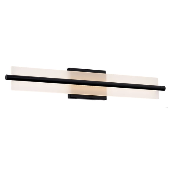 WS-241128-CS-BK WAC Limited Razor - 20W 1 LED Bath Vanity-4.75 Inch Tall and 28 Inch Length-Black Finish