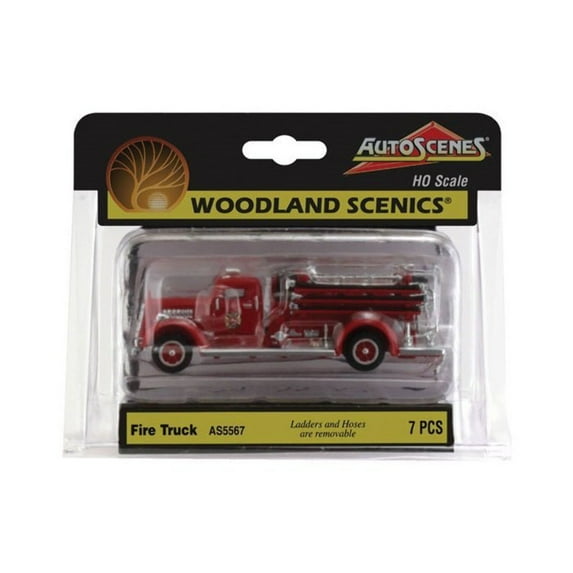 WS 5567 HO Auto Scene Fire Truck