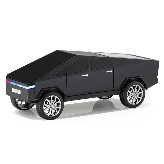 WSTER WS-580 Cybertruck Portable Bluetooth Speaker, Replica Car with Display Screen, HD Sound, BT5.4,TWS, FM , For Home Outdoor Party Beach,The Perfect Gift for Family and Friends