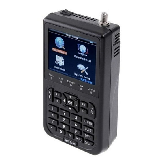 WS-6908 3.5" DVB-S FTA Digital Satellite Meter Satellite Finder Ws 6908 Ws6908 ,Speaker Integrated