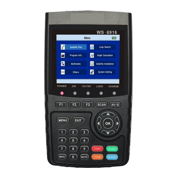 WS 6916 Satellite Finder DVB-S2 MPEG-2/MPEG-4 Satlink WS-6916 High Definition Satellite Meter TFT LCD ,Easy to Use