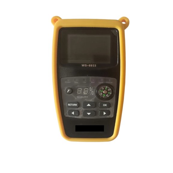 WS-6933 DVB-S2 FTA C&KU Band Digital Satellite Finder Meter 2.1inch LCD Display Silicone Cover Lithium Battery WS6933 PK V8