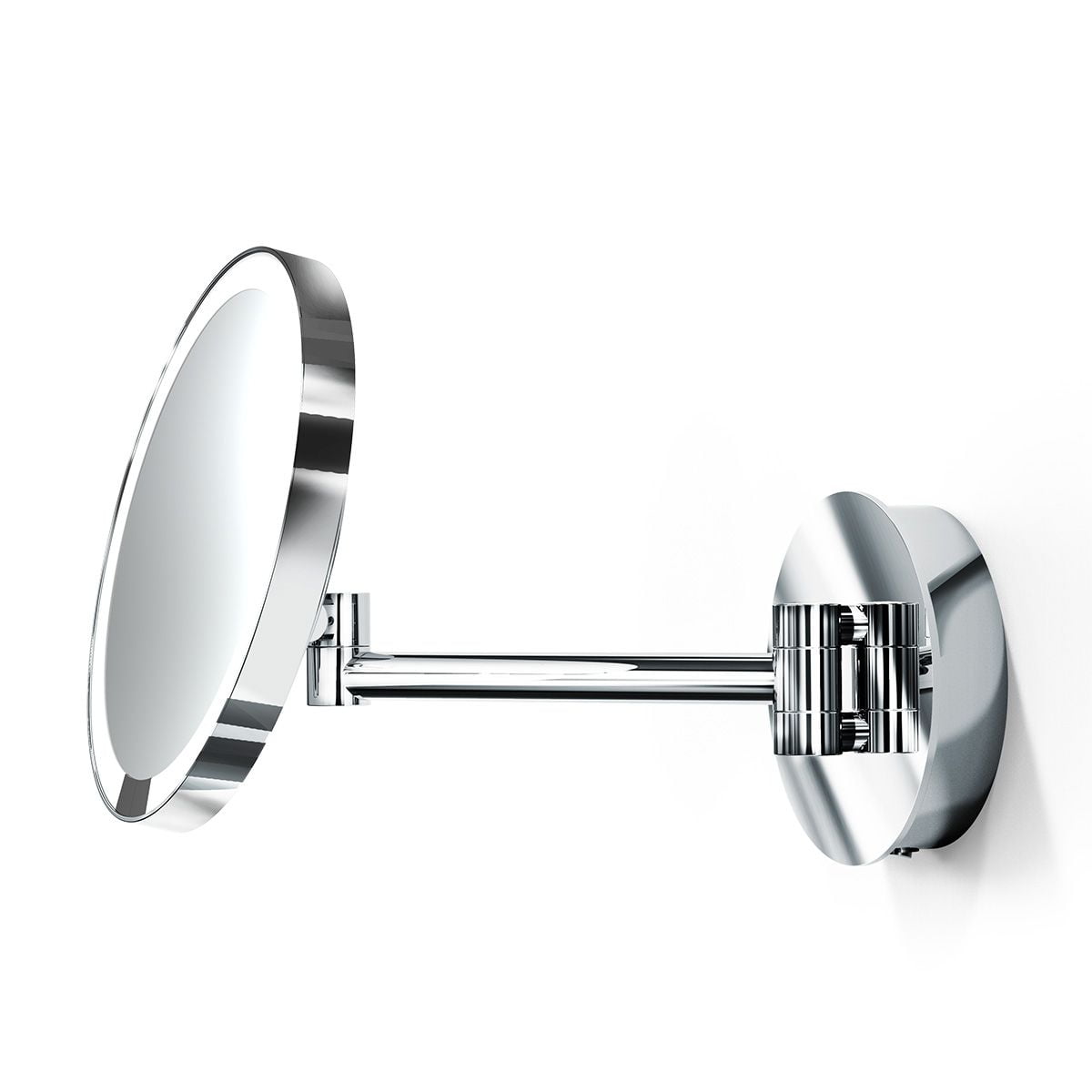 Polished Chrome 7.3'' LED Magnifying Wall Mirror