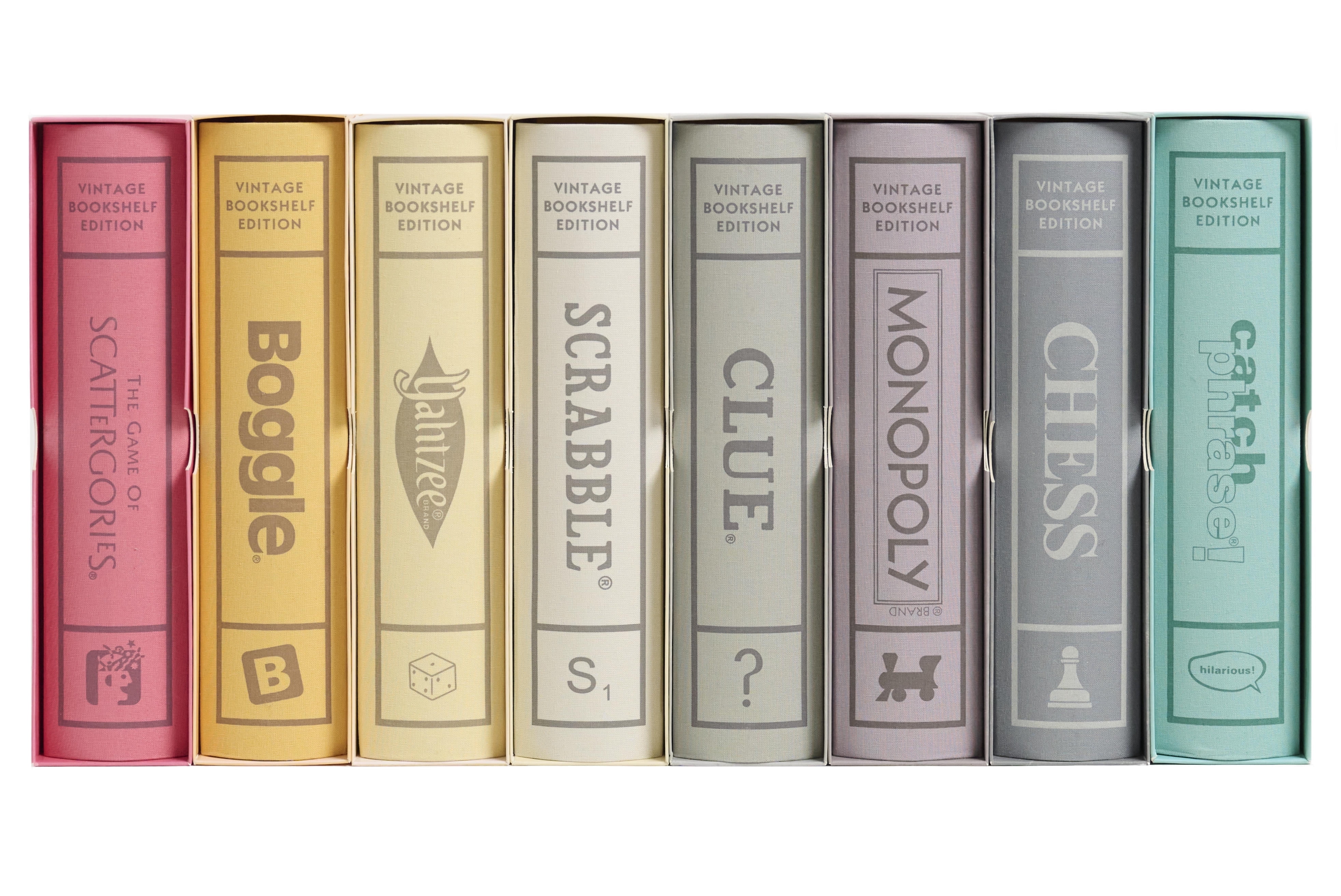 WS Game Company Collection of 8 Vintage Bookshelf Edition