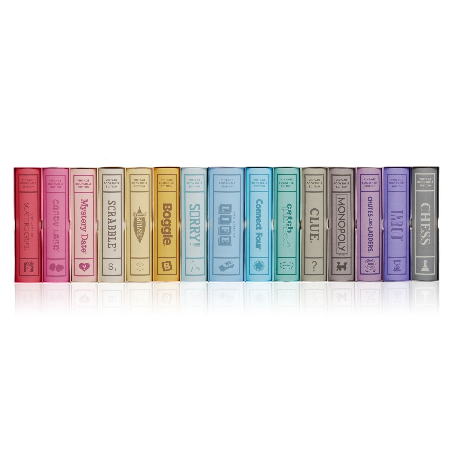 WS Game Company Collection of 15 Vintage Bookshelf Board Games - Classic Family Board Games Library