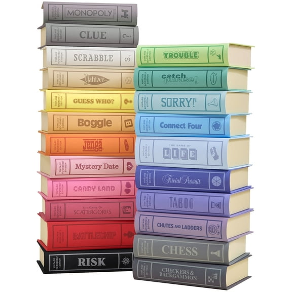 WS Game Company Complete Collection of 22 Vintage Bookshelf Board Games