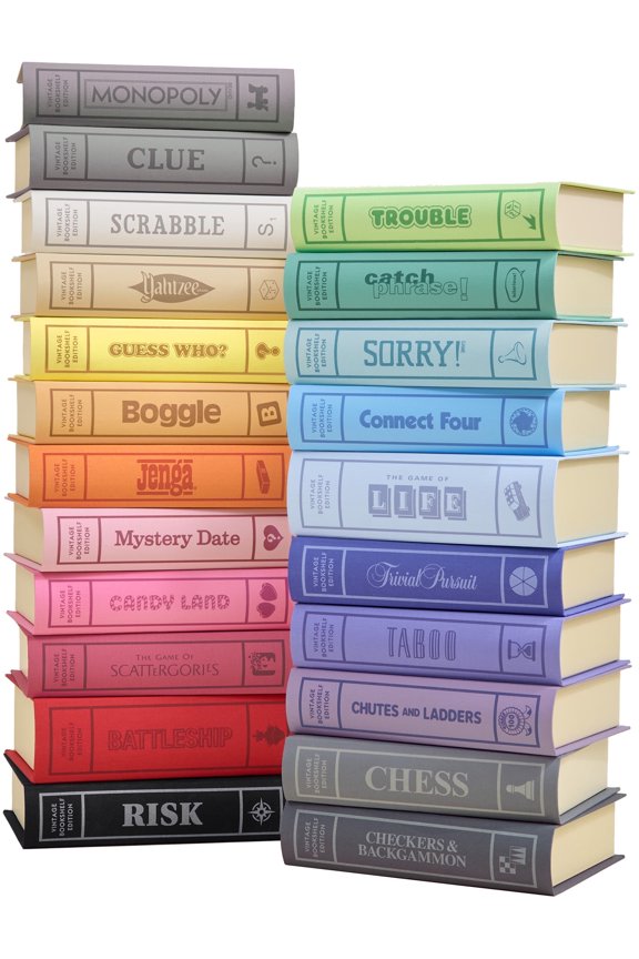 Complete Collection of 22 Vintage Bookshelf Board Games