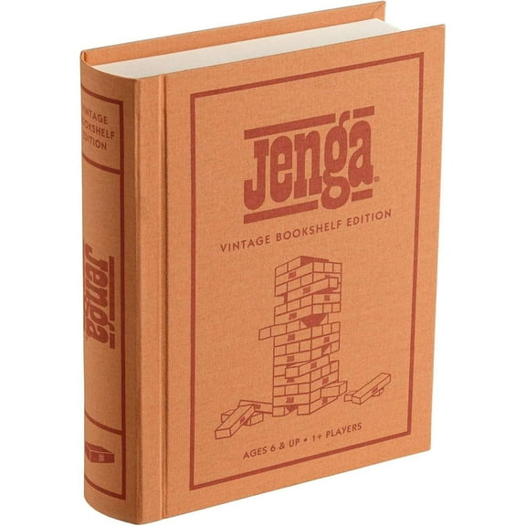 WS Game Company Jenga Vintage Bookshelf Edition