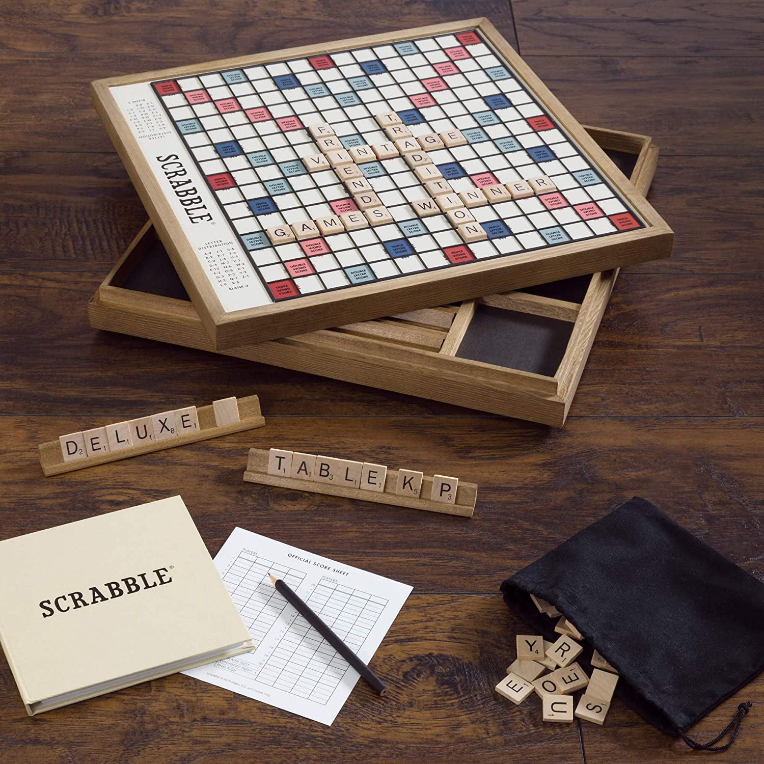 Scrabble Deluxe Turntable Edition Scrabble Deluxe Turntable Edition
