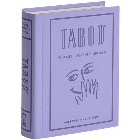 WS Game Company Taboo Vintage Bookshelf Edition, Party Word Guessing Game