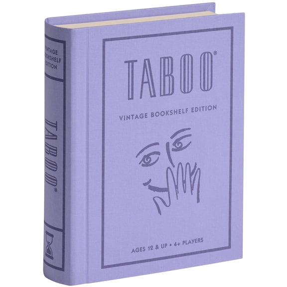 WS Game Company Taboo Vintage Bookshelf Edition, Party Word Guessing Game