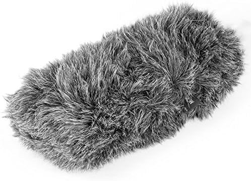 WS-S1000 Furry Outdoor Deadcat Windscreen for Shotgun Microphones up to 7-inch (18cm) Long - Fits Rode VideoMic, NTG-2, Sennheiser ME66, Audio-Technica AT-897 and More
