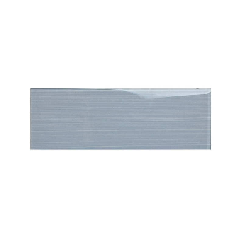 WS Tiles - Hand Painted Dark Gray 4 in. x 12 in. Individual Glass Subway Wall Tile (5 sq. ft / Case) WS Tiles - Hand Painted Dark Gray 4 in. x 12 in. Individual Glass Subway Wall Tile (5 sq. ft / Case)