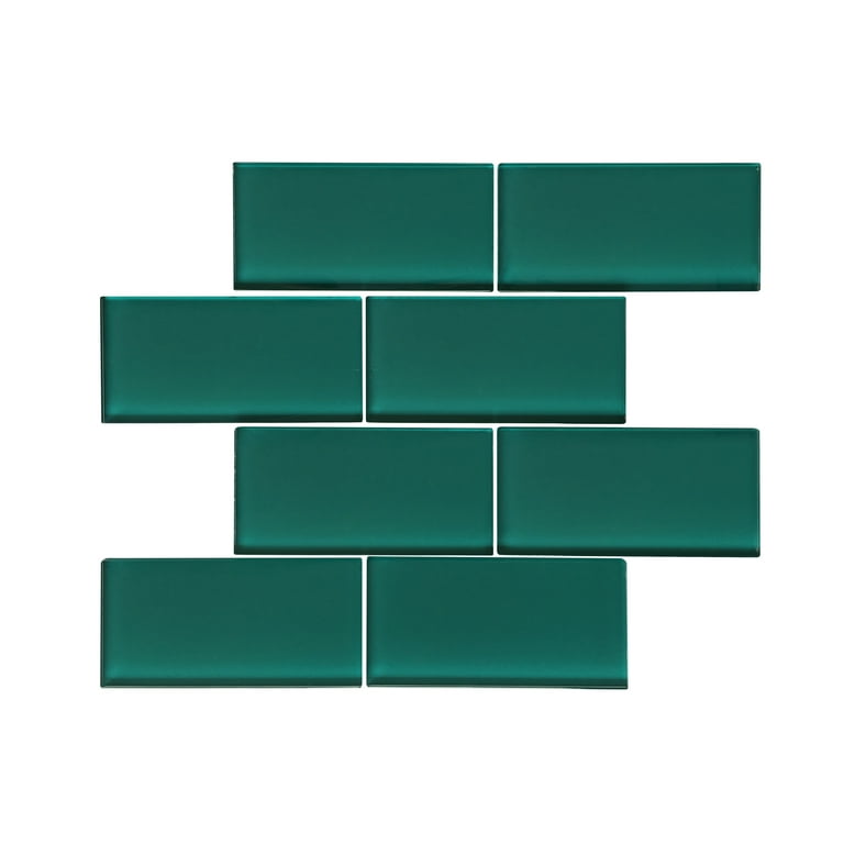 WS Tiles - Premium Baby Blue 3 in. x 6 in. Glass Subway 12 in. x 12 in. Mesh-Backed Wall Tile (5 sq. ft. / Case) WS Tiles - Premium Baby Blue 3 in. x 6 in. Glass Subway 12 in. x 12 in. Mesh-Backed Wall Tile (5 sq. ft. / Case)
