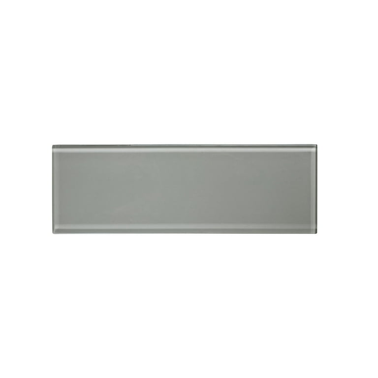 WS Tiles - Premium White 4 in. x 12 in. Individual Glass Subway Wall Tile (5 sq. ft / Case)