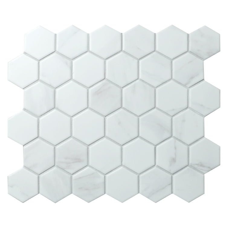 WS Tiles - Value Matte Carrara 10.7 in. x 11.1 in. Porcelain 2 WS Tiles - Value Matte Carrara 10.7 in. x 11.1 in. Porcelain 2