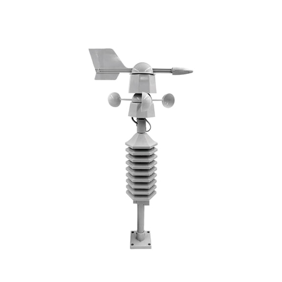 WS0232 Home Wireless Weather Station Anemometer Digital LCD Outside Wind Speed Direction Chill Temperature Humidity Meter Sensor ,Easy to Operate