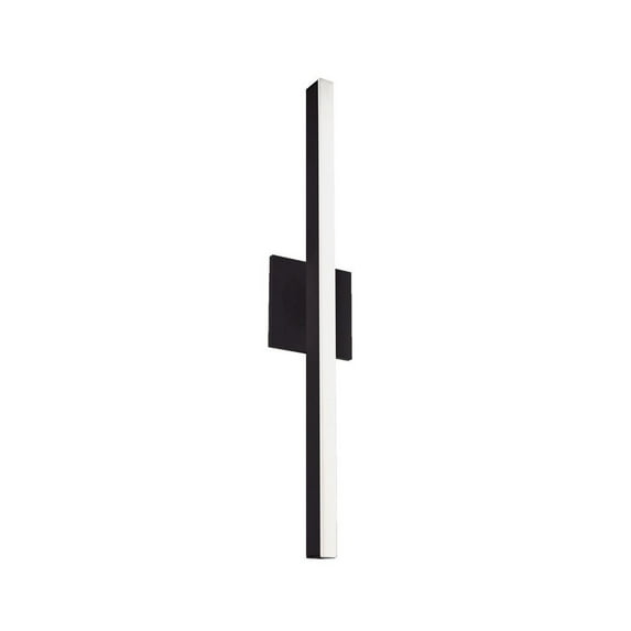 WS10324-BK-Kuzco Lighting-Vega - 16W LED Wall Sconce-22.88 Inches Tall and 1 Inches Wide-Black Finish
