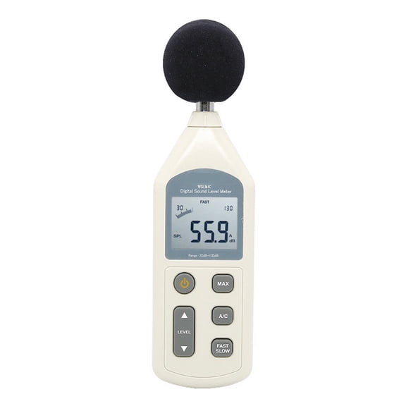 WS1361C WS1361 30-130dB LCD Digital Sound Level Meter Noise Measuring Instrument Decibel Monitoring Logger Tester