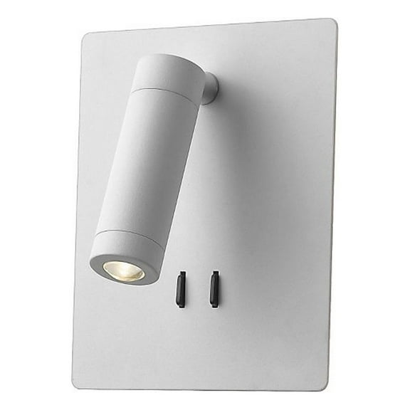 WS16806-WH-Kuzco Lighting-Dorchester - 12W LED Wall Sconce-7.5 Inches Tall and 6.25 Inches Wide-White Finish
