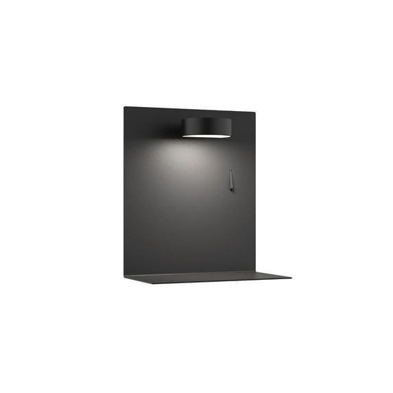 WS16907-BK-Kuzco Lighting-Dresden - 7W LED Wall Sconce-8.13 Inches Tall and 7 Inches Wide-Black Finish