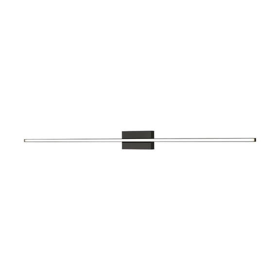 WS18248-BK-Kuzco Lighting-Vega Minor - 47W LED Wall Sconce-3 Inches Tall and 48 Inches Wide-Black Finish