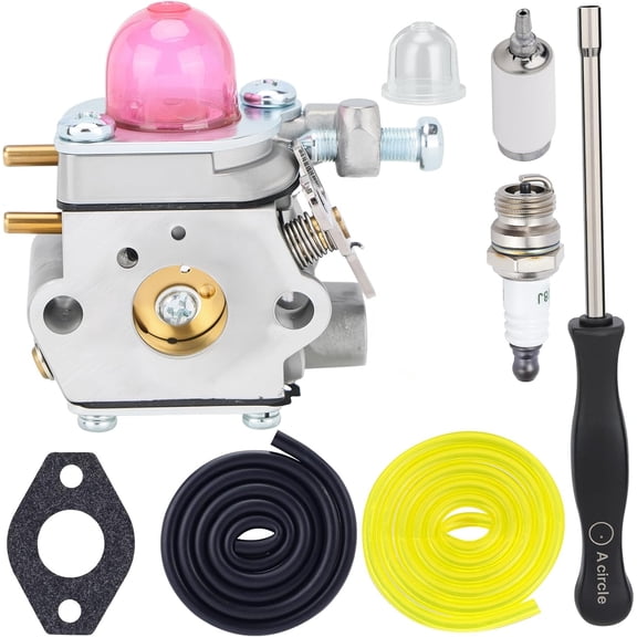 WS2200 Carburetor Compatible with Craftsman WC210 WS210 WC2200 WS2200 CMXGTAMD25CC CMXGTAMD25SC 25CC 27CC Weed Eater Trimmer Replace 753-06190