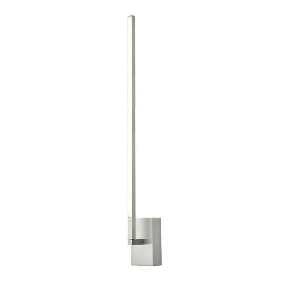 WS25125-BN-Kuzco Lighting-Pandora - 20W LED Wall Sconce-28 Inches Tall and 4.63 Inches Wide-Brushed Nickel Finish