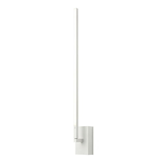 WS25125-WH-Kuzco Lighting-Pandora - 20W LED Wall Sconce-28 Inches Tall and 4.63 Inches Wide-White Finish