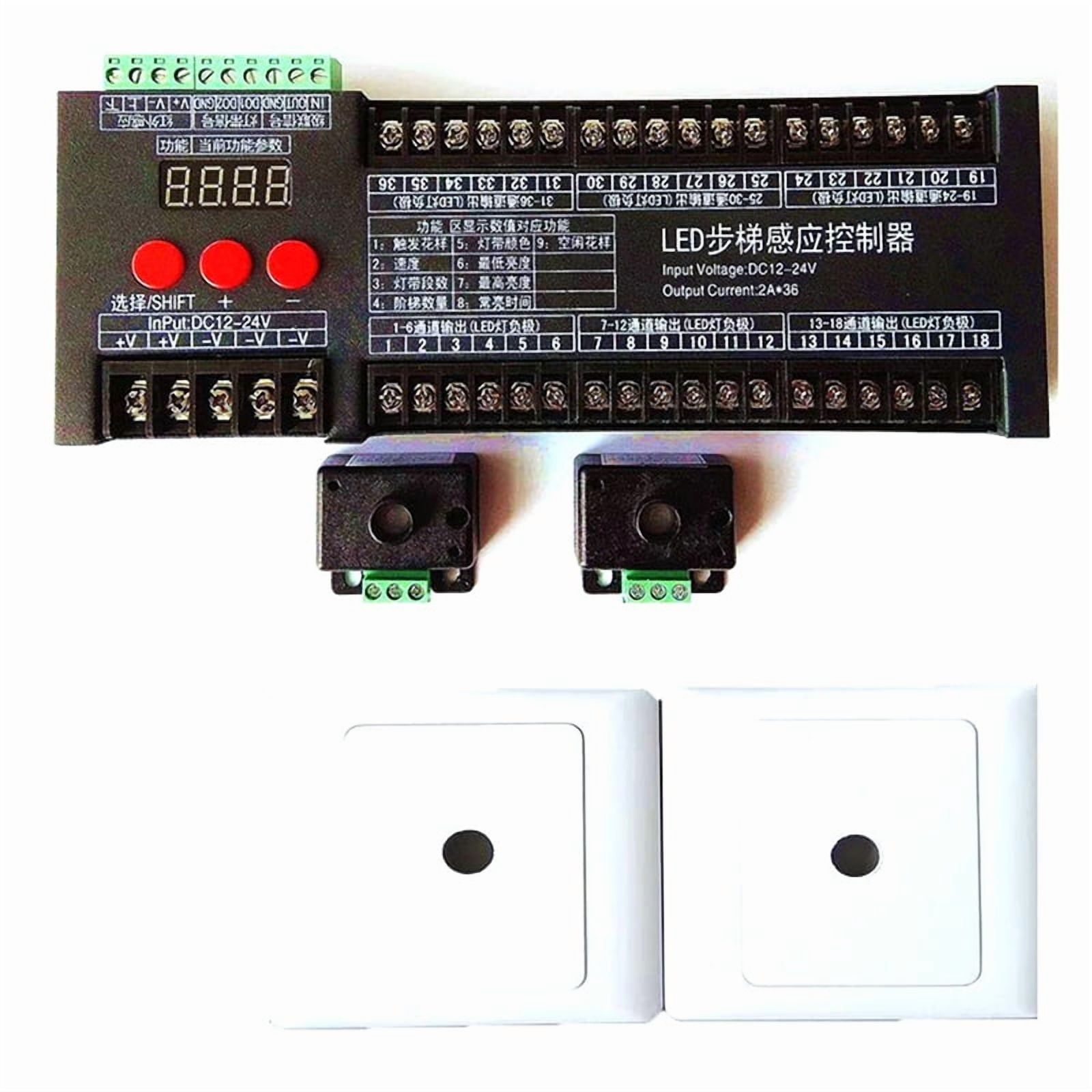 WS2811 Led Strip Lights 6-36 Channel Human Infrared Touch Multi ...