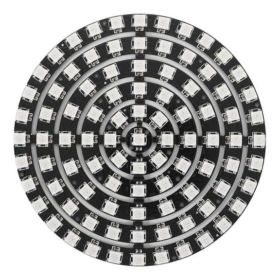 WS2812 SK6812 Radius 110mm LED Ring 5050 DC5V DIY LED Ring Built-In RGB Addressable LED Ring 93 Bits LEDs