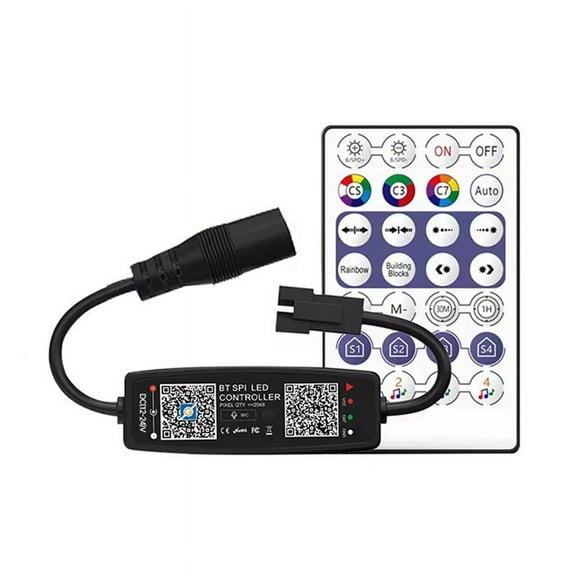 WS2812B Controller Remote Control Bluetooth Music APP Control for Pixel LED Strip Light SK6812 WS2811 WS2812 DC 12V-24V