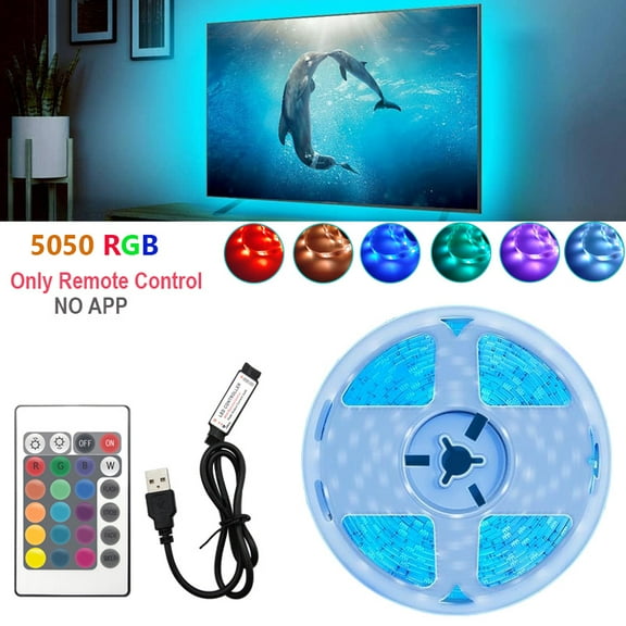 WS2812B TV LED Backlight DC5V USB Smart RGBIC Led Strip Light With Bluetooth APP Music SYNC Remote Control for Home Room Decor