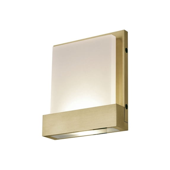 WS33407-BB-Kuzco Lighting-Guide - 7W LED Wall Sconce-7 Inches Tall and 6 Inches Wide-Brushed Brass Finish