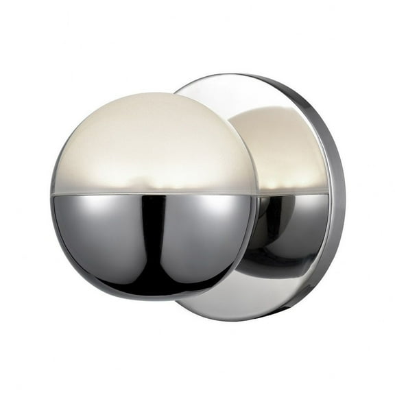 WS47305-CH-Kuzco Lighting-Pluto - 6W LED Wall Sconce-4.5 Inches Wide-Chrome Finish