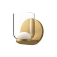 thumbnail image 1 of WS52505-BG/CL-Kuzco Lighting-Cedar - 6W LED Wall Sconce-5.75 Inches Tall and 4 Inches Wide-Brushed Gold Finish, 1 of 1