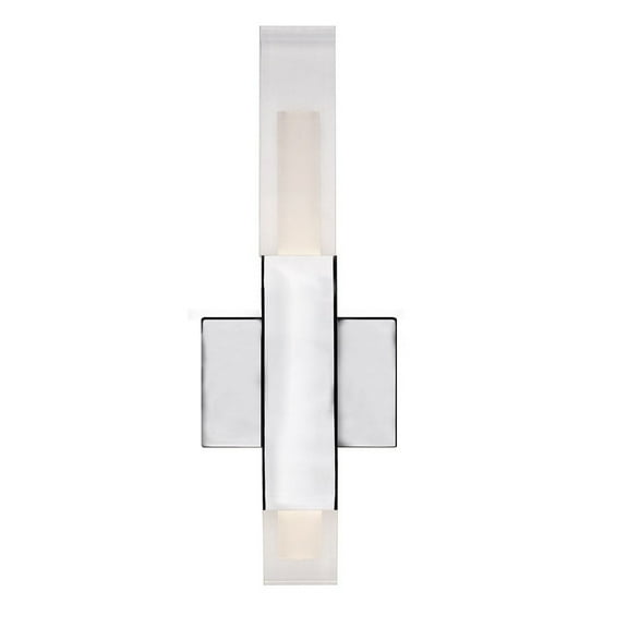 WS53318-CH-Kuzco Lighting-Martelo - 12W LED Wall Sconce-17.5 Inches Tall and 1.63 Inches Wide