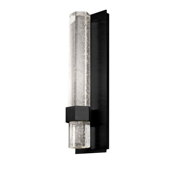 WS54615-BK-Kuzco Lighting-Warwick - 11W LED Wall Sconce-15 Inches Tall and 4.5 Inches Wide-Black Finish