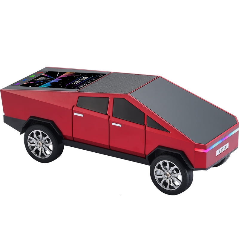WS580 pickup truck model car mounted Bluetooth speaker - supports wireless Bluetooth connection - TypeC charging USB flash drive TF card playback/high quality heavy bass